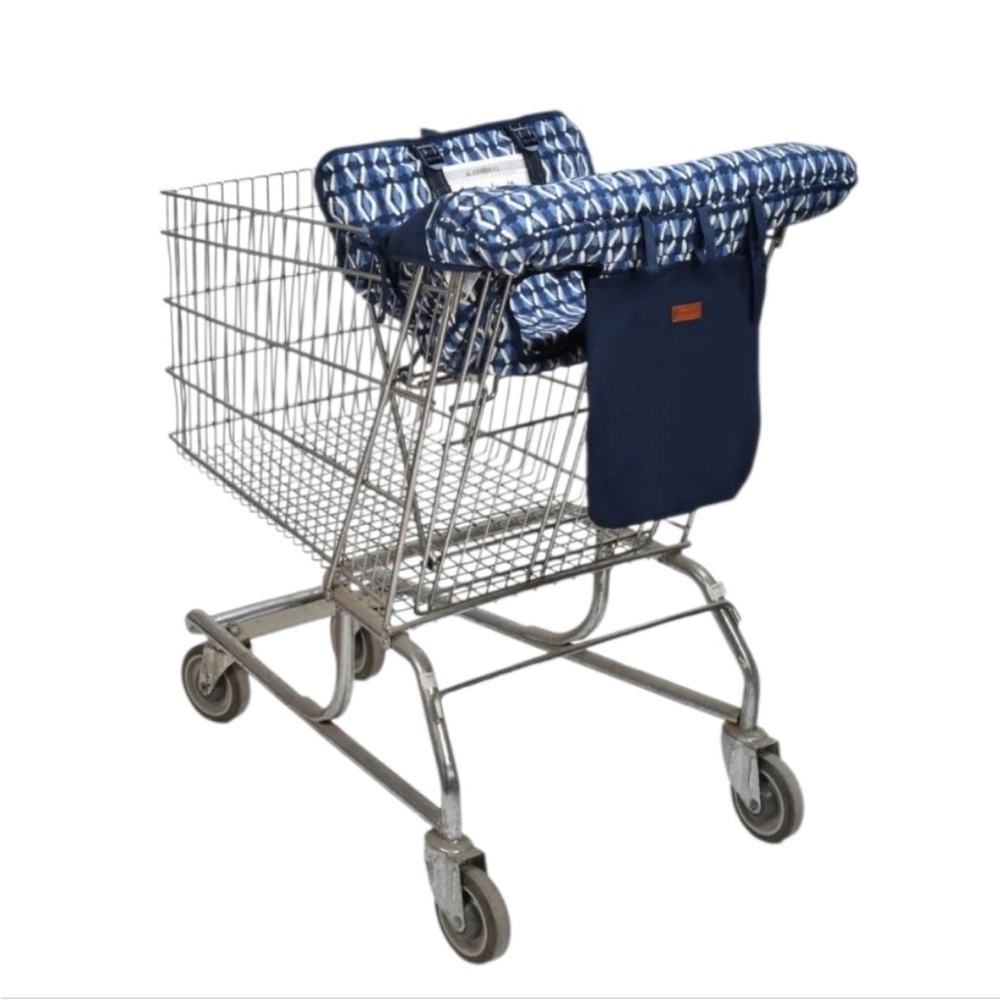 Navy Blue Shopping Cart Cover